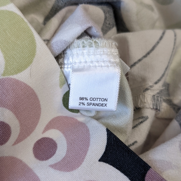 Ann Taylor Loft Mini Pencil Skirt Floral Print Pockets Size 6 - Picture 6 of 6